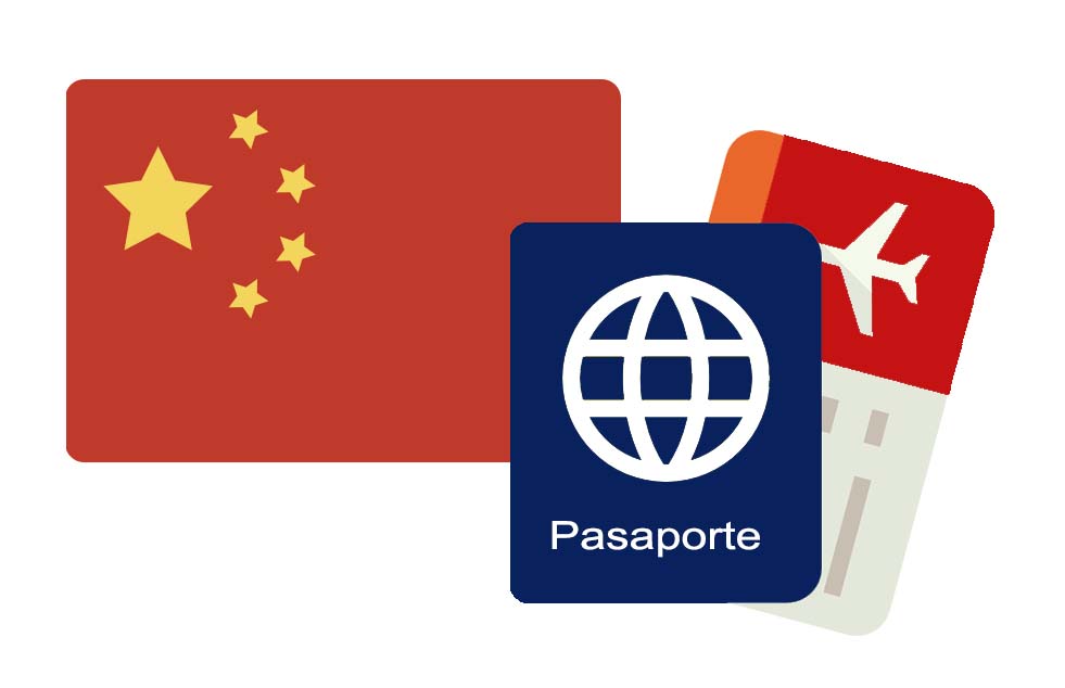 Tramite de visa para China